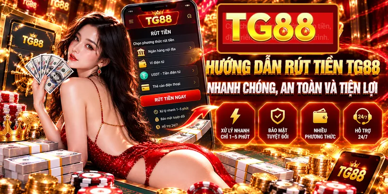 Hướng Dẫn Rút Tiền TG88 Nhanh Chóng, An Toàn Và Tiện Lợi